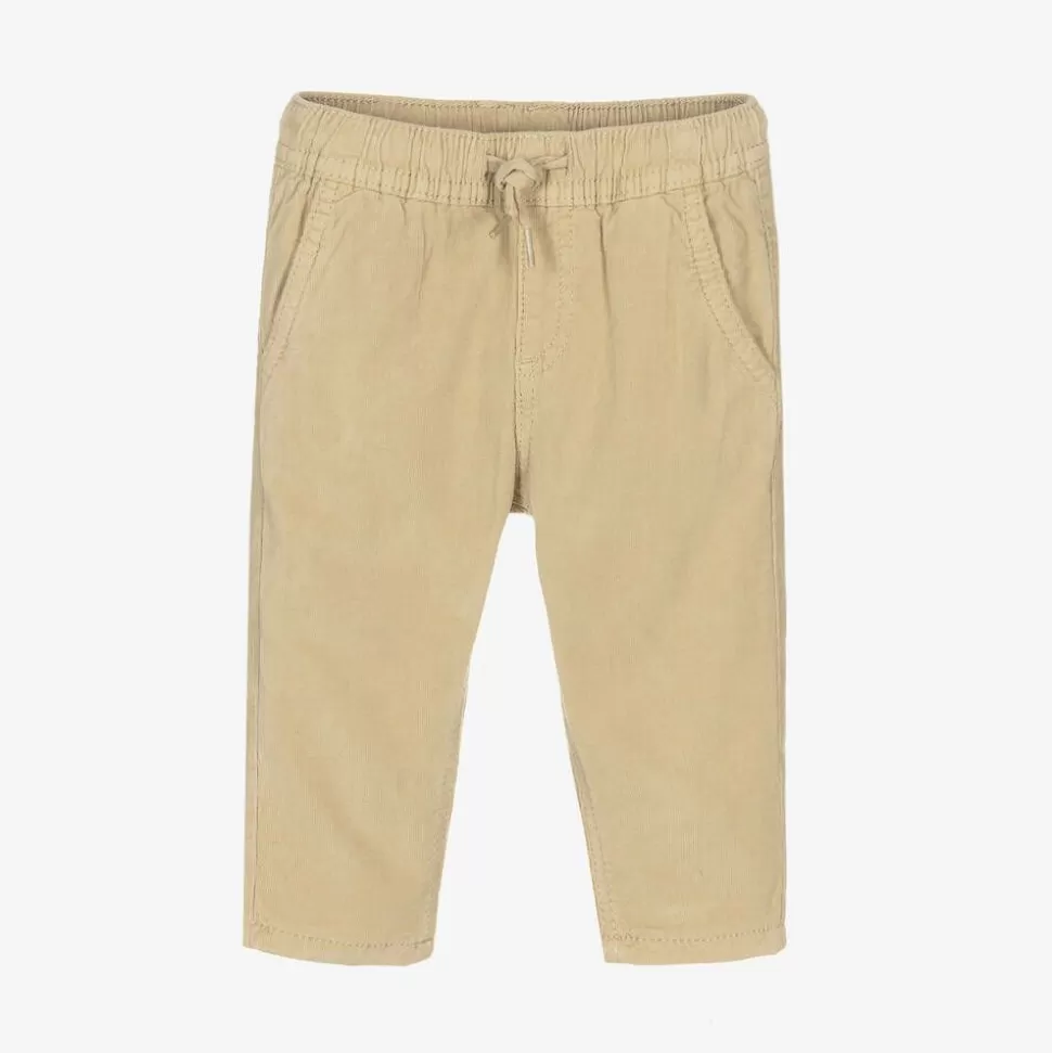 Mayoral Boys Beige Needlecord Trousers^ Trousers