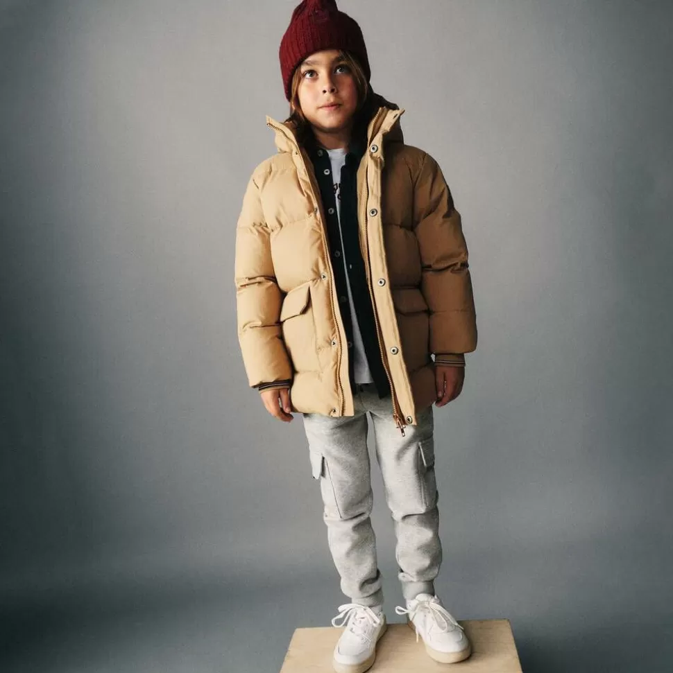 Tommy Hilfiger Boys Beige Puffer Coat^BOY Coats & Jackets