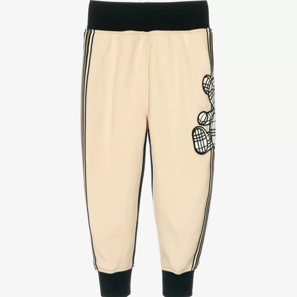 Burberry Boys Beige Thomas Bear Joggers^BOY Trousers