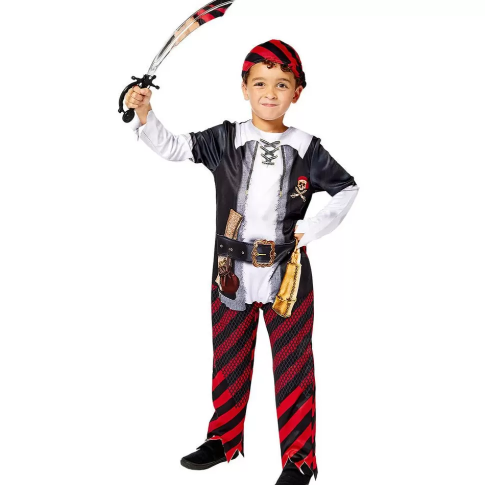 Dress Up by Design Boys Black & Red Pirate Costume^BOY Costumes