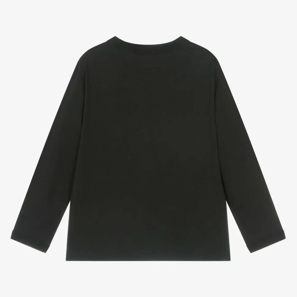 Stella McCartney Kids Boys Black Chicken Logo T-Shirt^BOY Tops