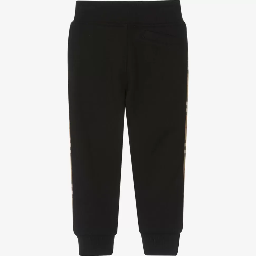 Burberry Boys Black Cotton Joggers^BOY Trousers