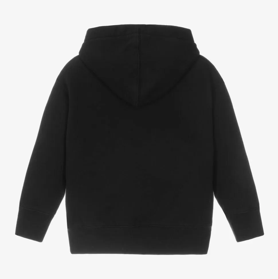 Palm Angels Boys Black Cotton Palm Hoodie^BOY Tops