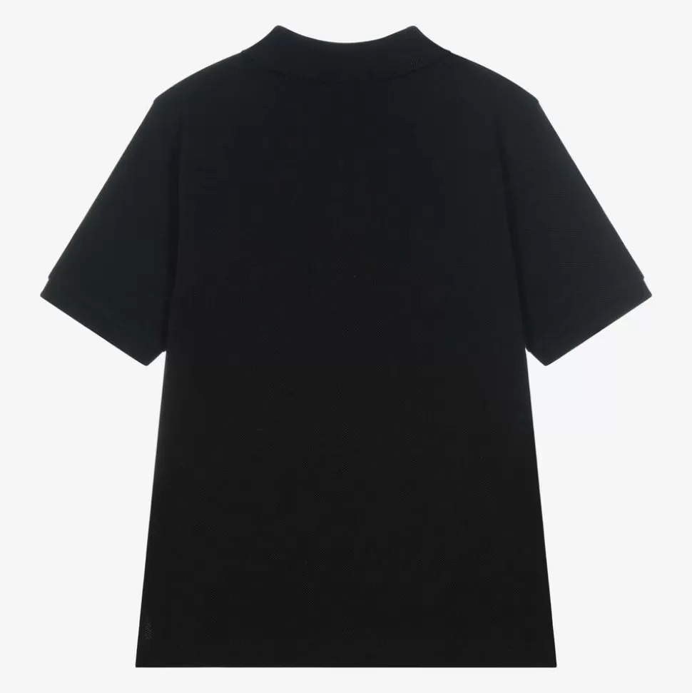 BOSS Boys Black Cotton Polo Shirt^BOY Tops