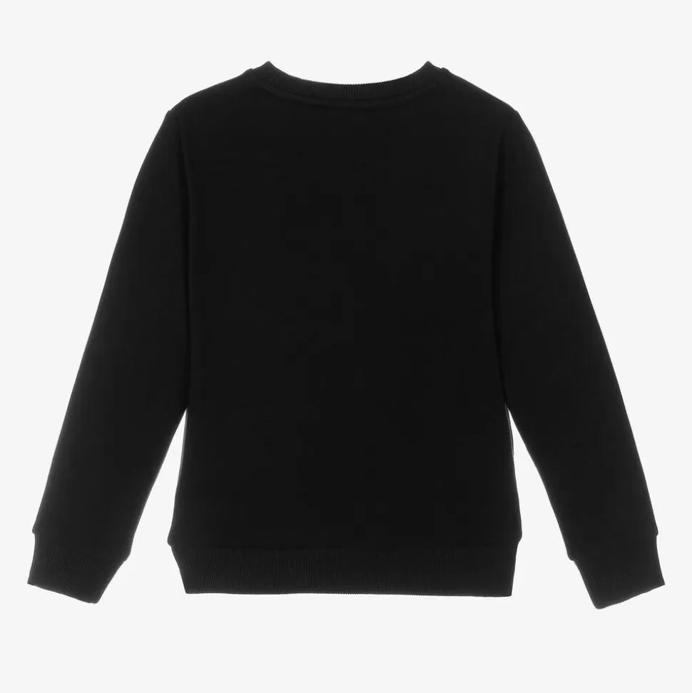 BOSS Boys Black Cotton Sweatshirt^BOY Tops