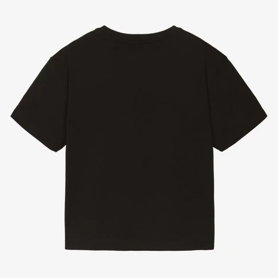 Dolce amp; Gabbana Boys Black Cotton T-Shirt^BOY Tops
