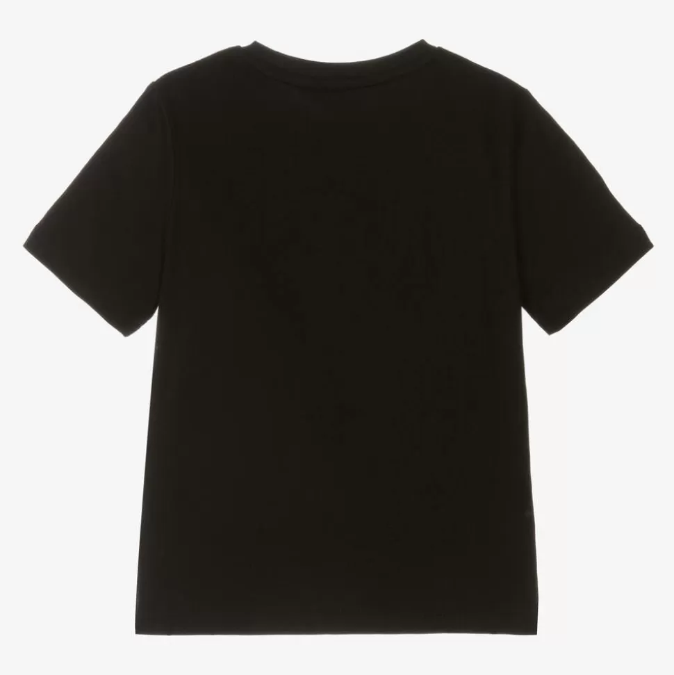 BOSS Boys Black Cotton T-Shirt^BOY Tops