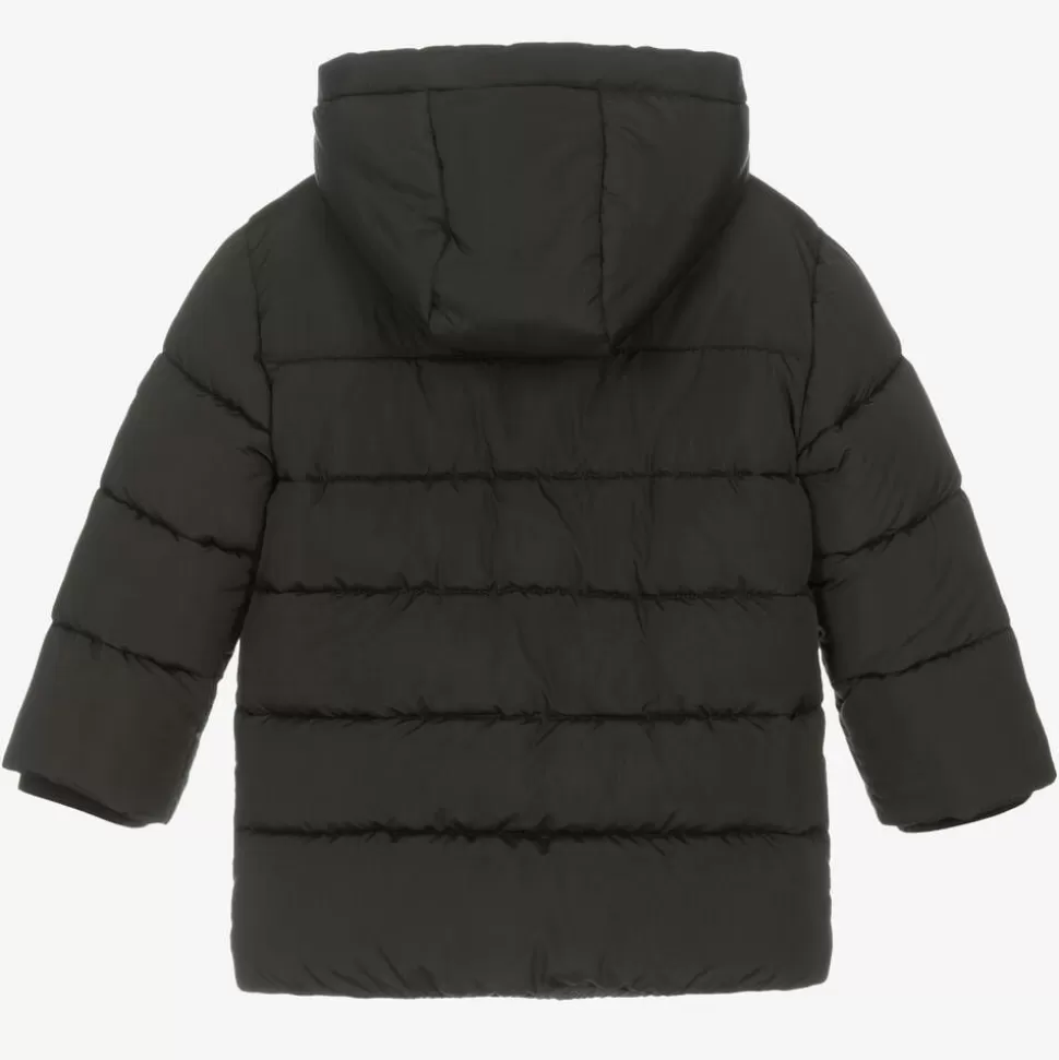 Mayoral Boys Black Hooded Puffer Coat^BOY Coats & Jackets