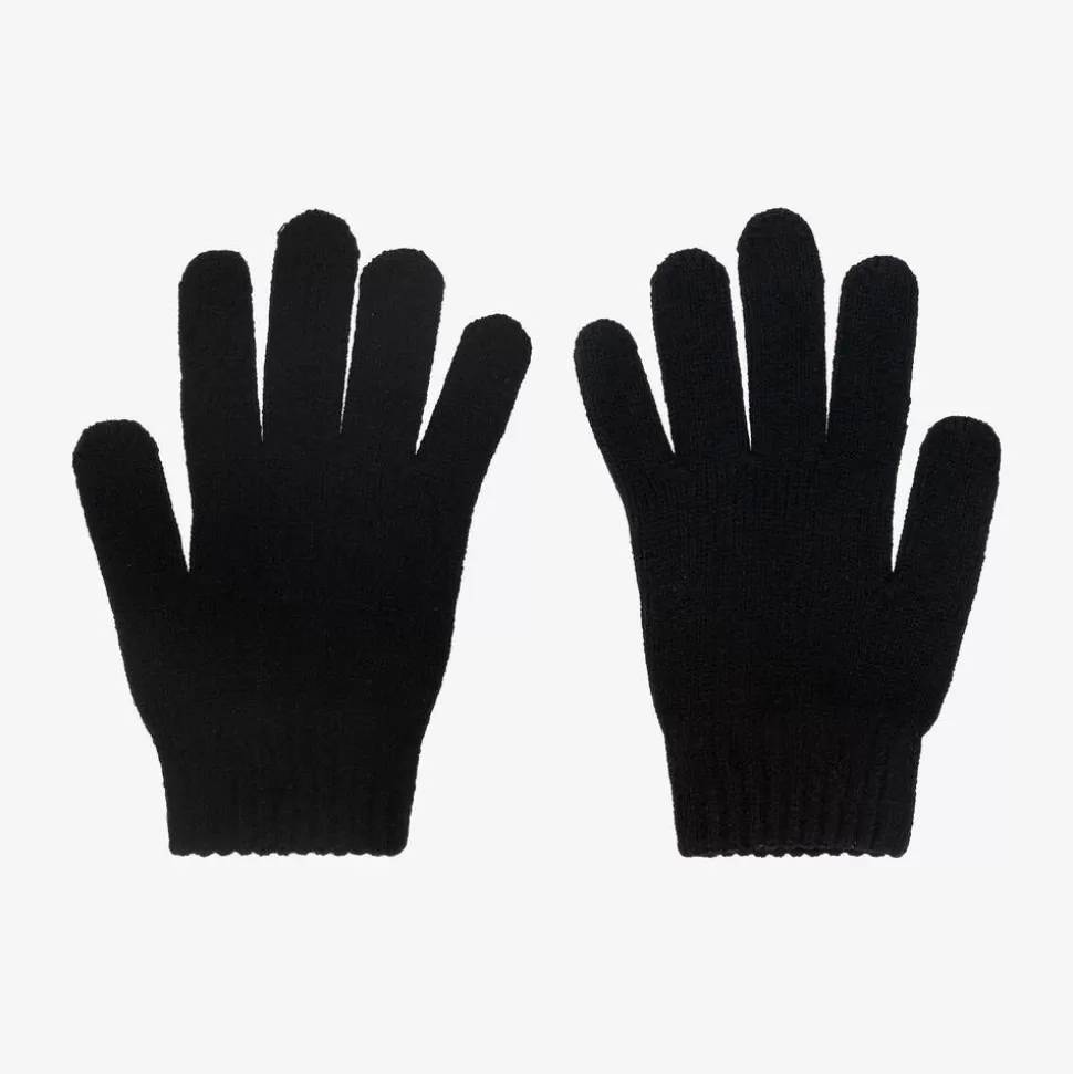 Mayoral Boys Black Knitted Gloves^BOY Gloves & Mittens