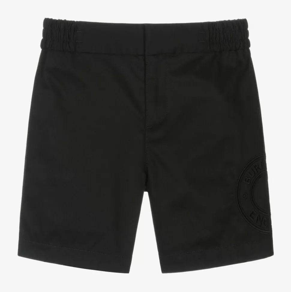 Burberry Boys Black Logo Shorts^BOY Shorts