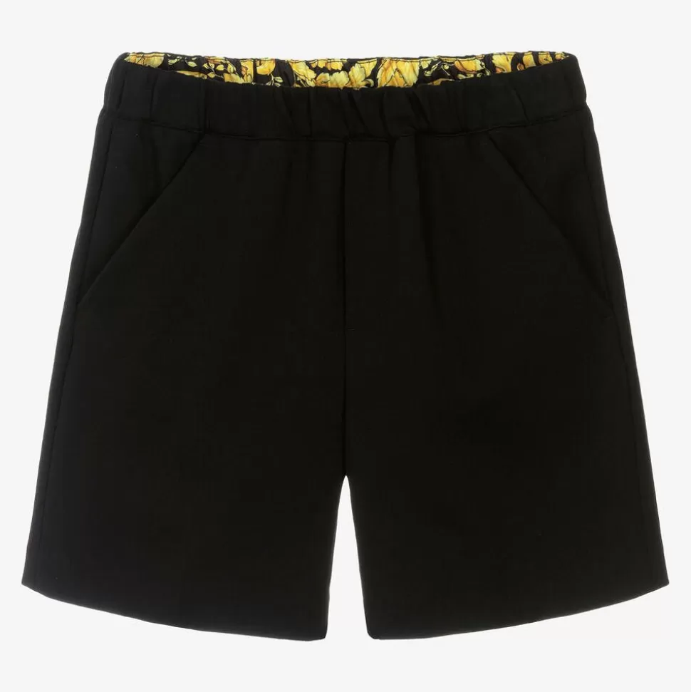 Versace Boys Black Milano Jersey Shorts^BOY Shorts