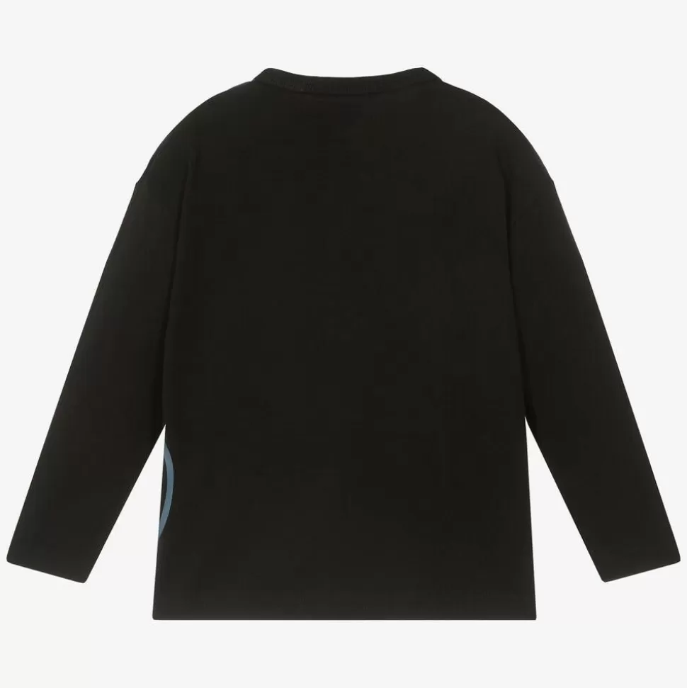 Timberland Boys Black Organic Cotton Top^BOY Tops