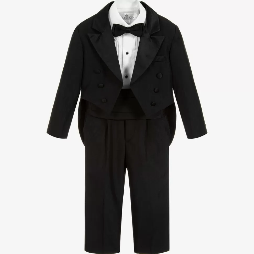 Beau KiD Boys Black Tuxedo Suit^BOY Suits