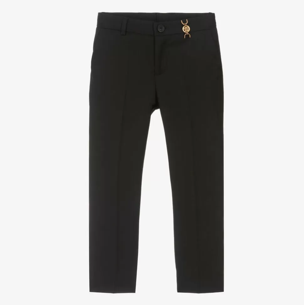 Versace Boys Black Twill Trousers^BOY Trousers