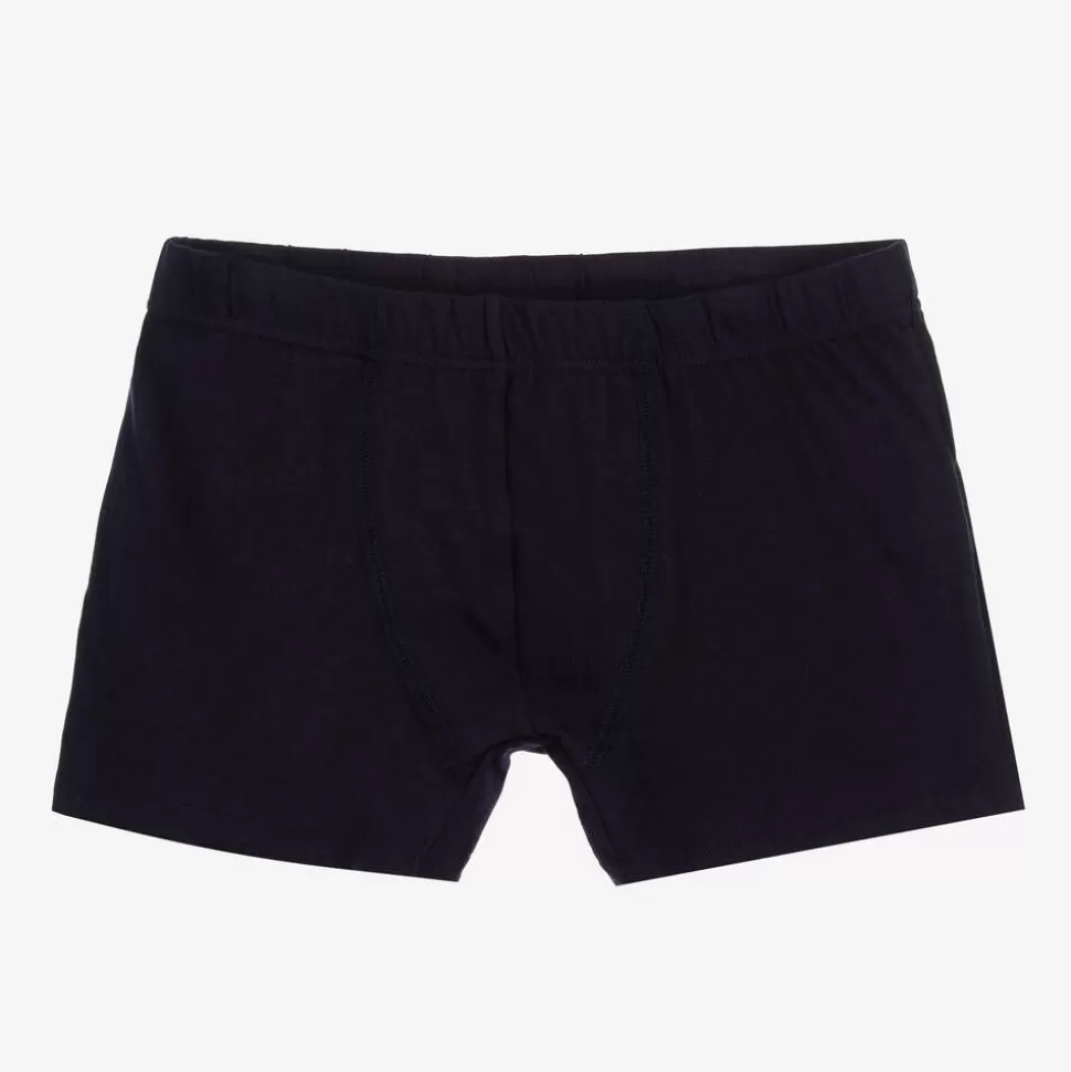 Story Loris Boys Blue & White Boxer Shorts (2 Pack)^BOY Underwear
