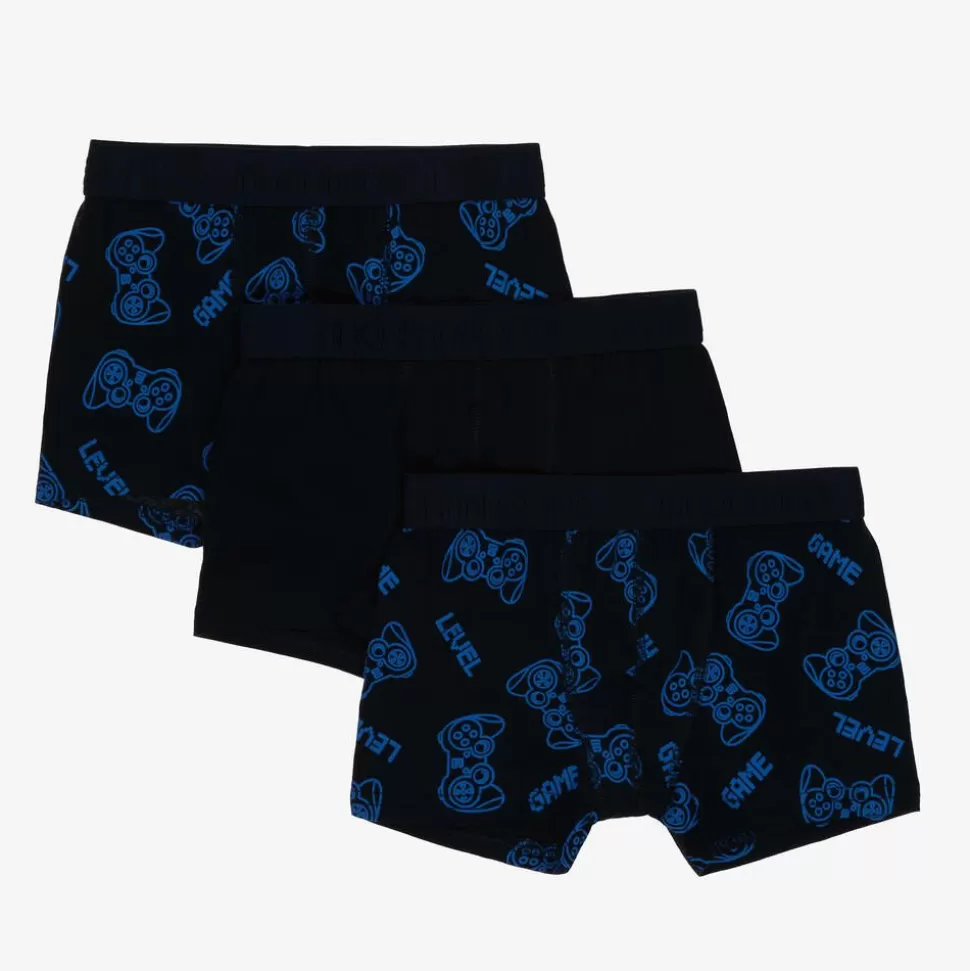 NAME IT Boys Blue Cotton Boxers (3 Pack)^BOY Underwear