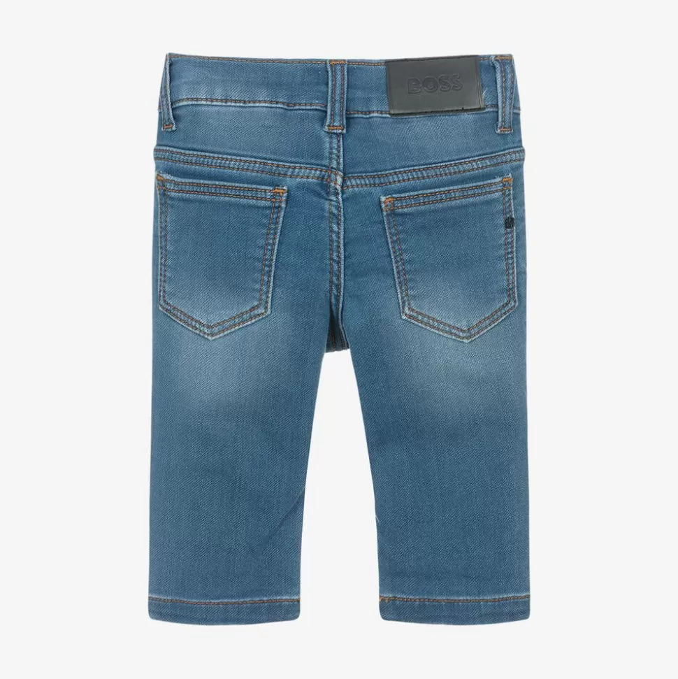 BOSS Boys Blue Denim Regular Fit Jeans^ Trousers