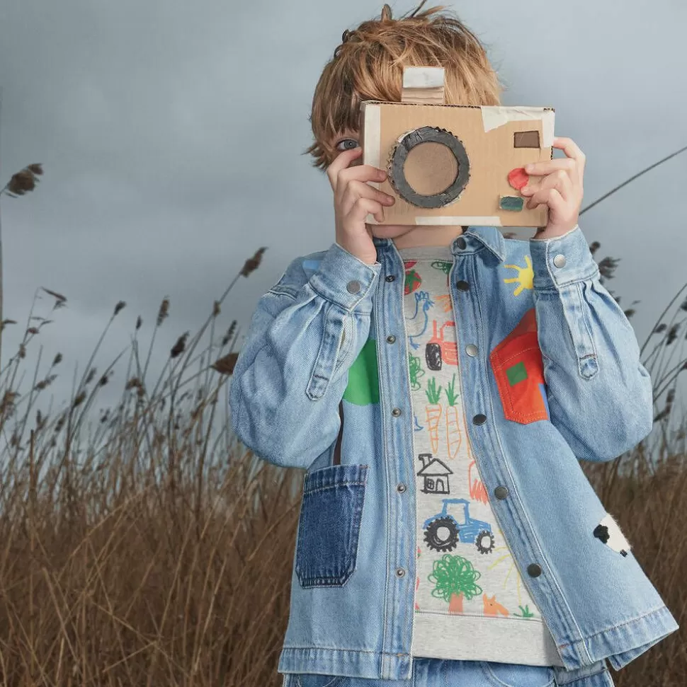 Stella McCartney Kids Boys Blue Denim Shirt^BOY Tops