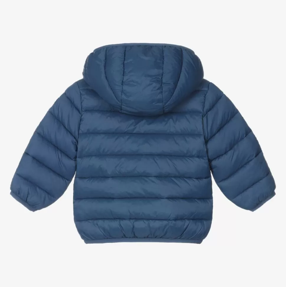 Mayoral Boys Blue Hooded Puffer Jacket^BOY Coats & Jackets