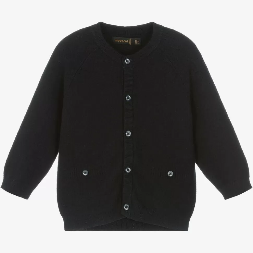 Mayoral Boys Blue Knitted Cardigan^ Tops