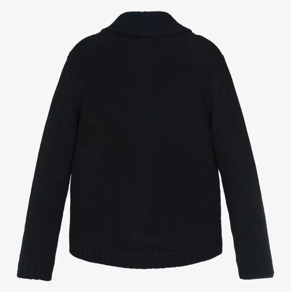 Lapin House Boys Blue Knitted Cardigan^BOY Tops
