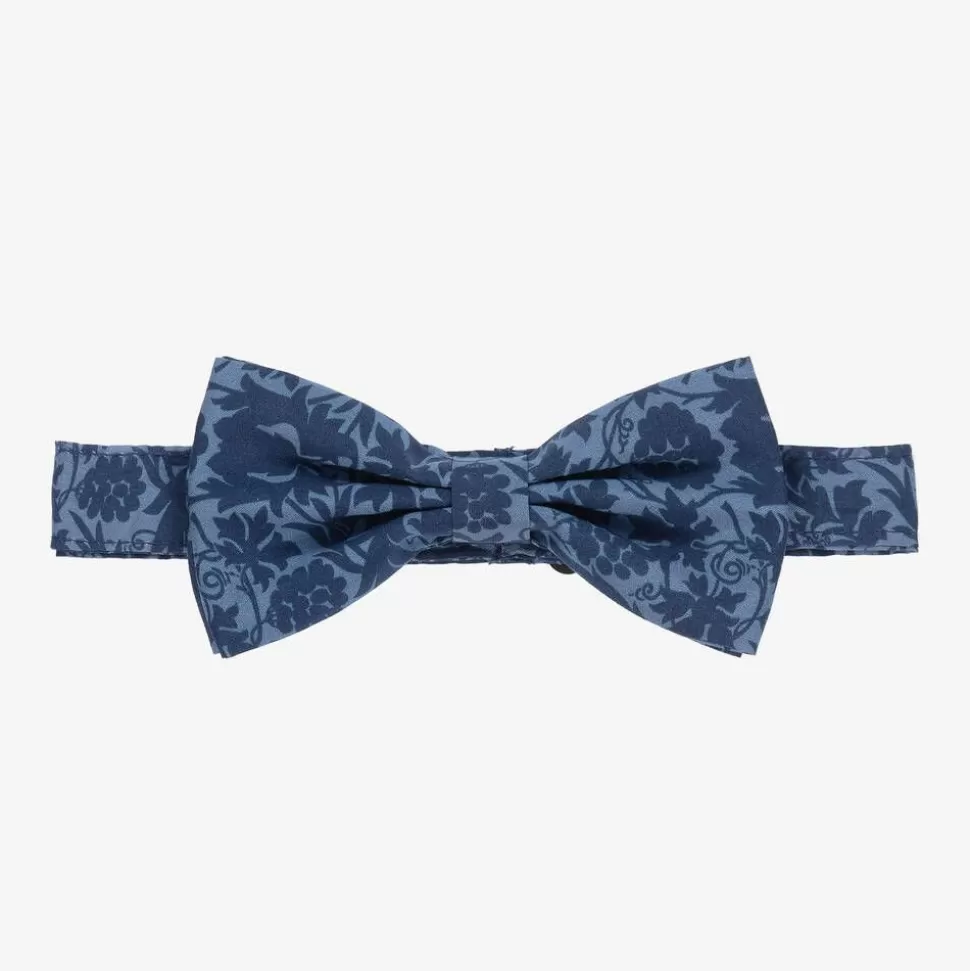 Milledeux Boys Blue Liberty Print Bow Tie (13cm)^BOY Clothing Accessories