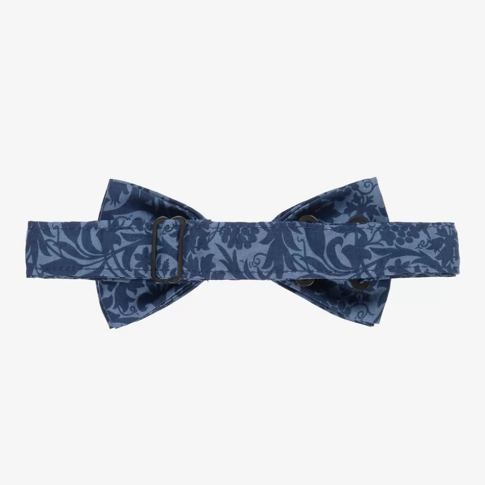 Milledeux Boys Blue Liberty Print Bow Tie (13cm)^BOY Clothing Accessories