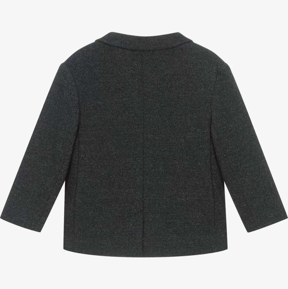 Mayoral Boys Blue Marl Jersey Blazer^BOY Coats & Jackets