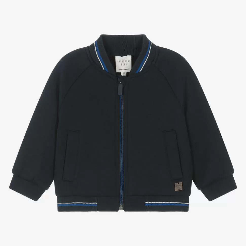 Carrément Beau Boys Blue Milano Zip-Up Top^BOY Tops