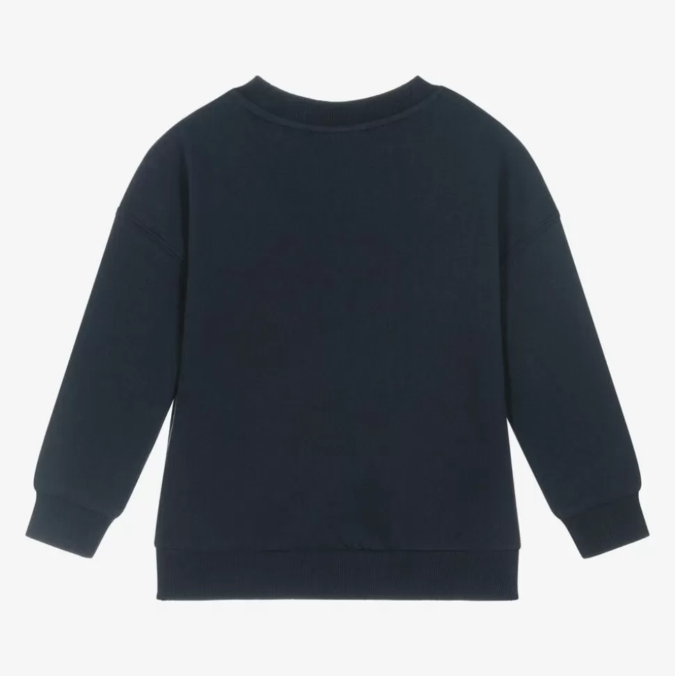Timberland Boys Blue Organic Cotton Sweatshirt^BOY Tops