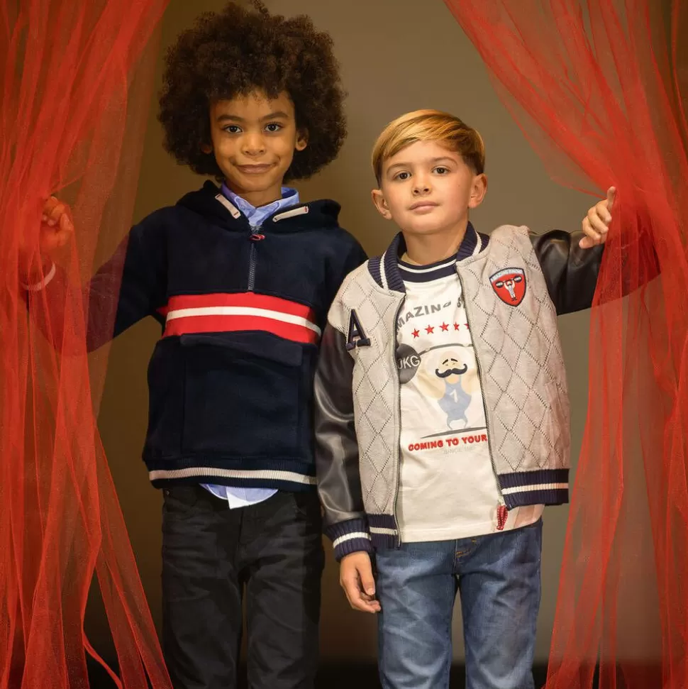 Dr. Kid Boys Blue Oxford Cotton Shirt^BOY Tops