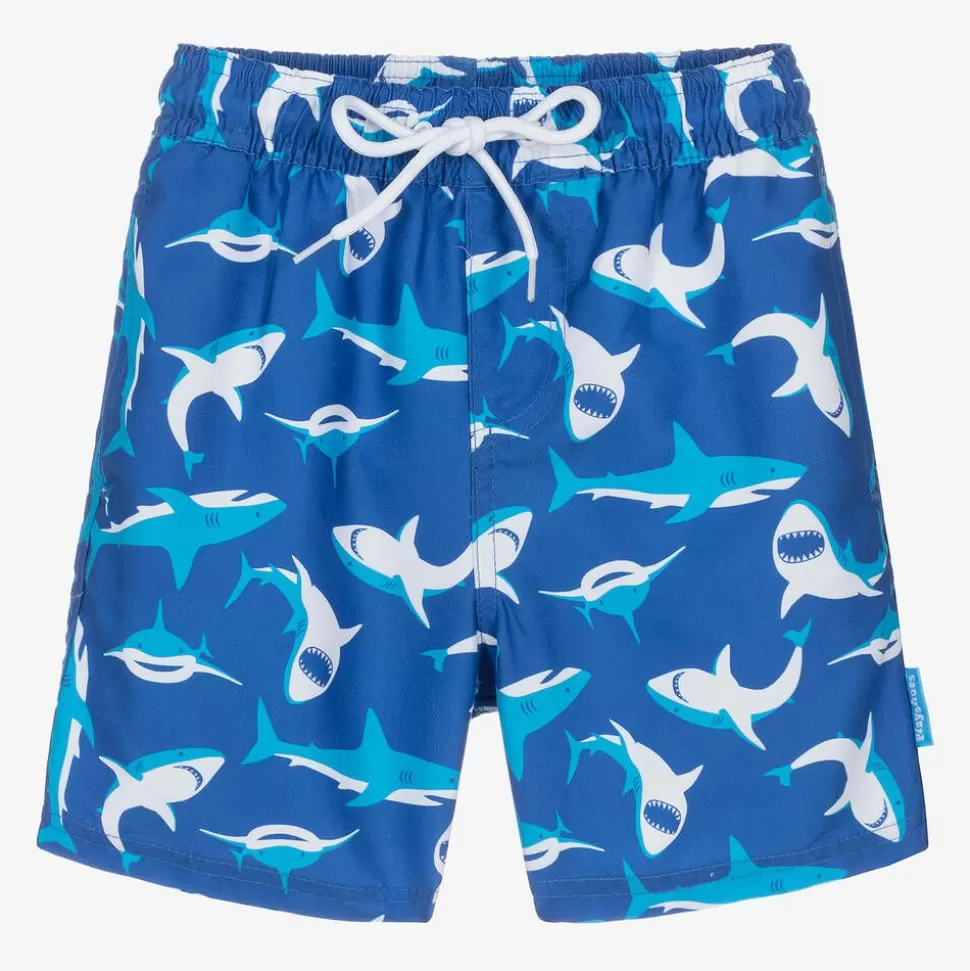 Playshoes Boys Blue Sharks Swim Shorts (UPF50+)^BOY Swimwear