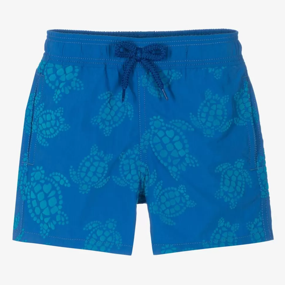 Vilebrequin Boys Blue Turtle Swim Shorts^BOY Swimwear