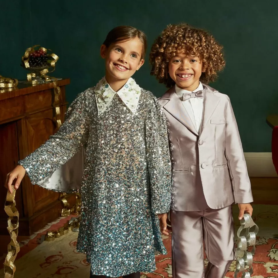 Beatrice amp; George Boys Bronze Satin Twill Suit^BOY Suits