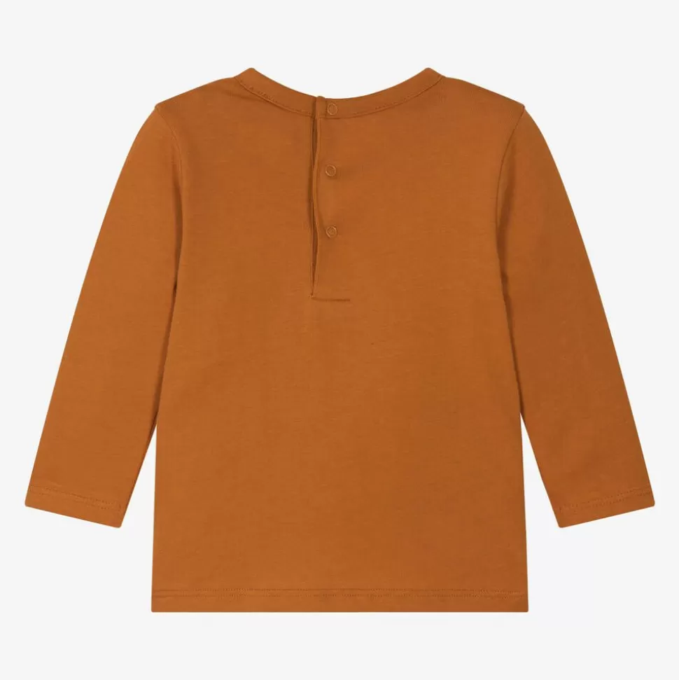 Carrément Beau Boys Brown Cotton Top^BOY Tops