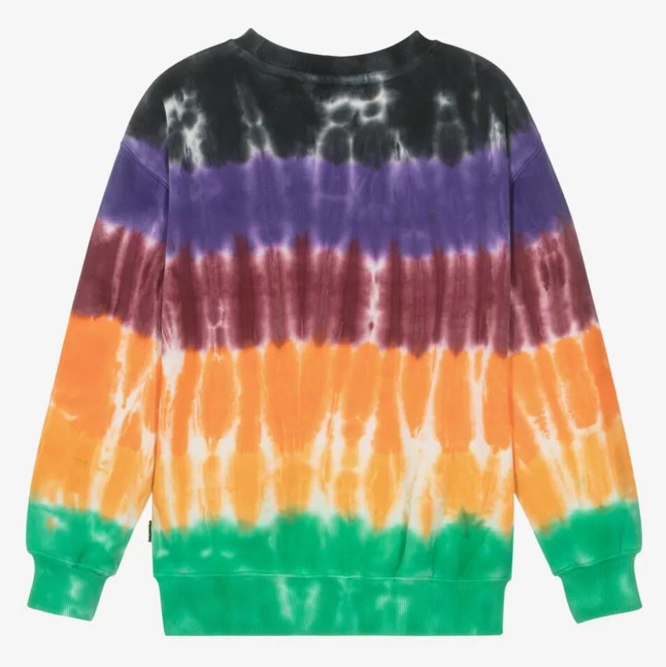 Molo Boys Cotton Tie Dye Happy Face Sweatshirt^BOY Tops