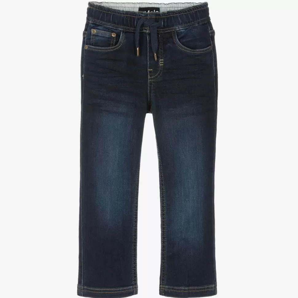 Molo Boys Dark Blue Straight Jeans^BOY Trousers