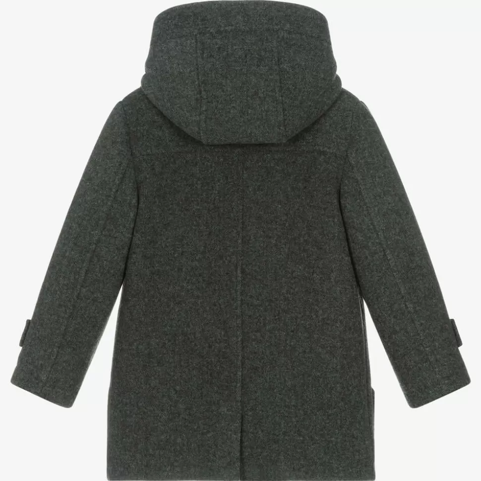 Mayoral Boys Dark Grey Duffle Coat^BOY Coats & Jackets
