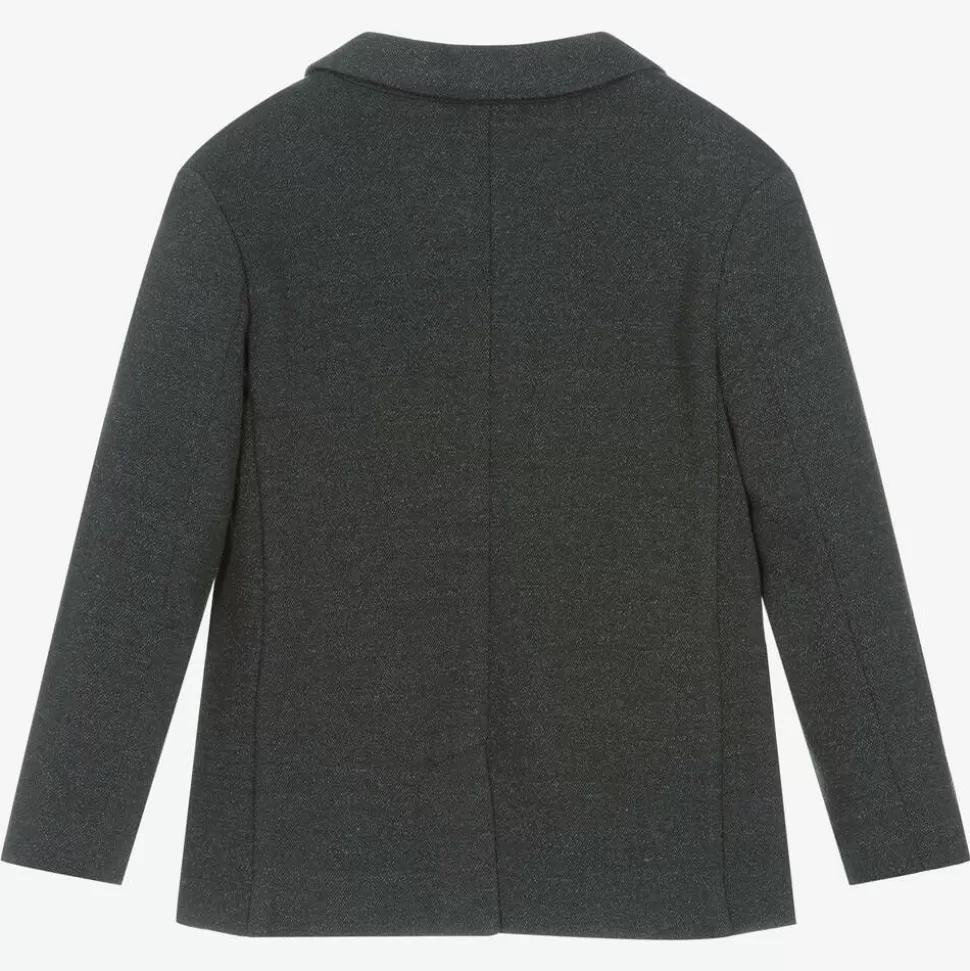 Mayoral Boys Dark Grey Jersey Blazer^BOY Coats & Jackets