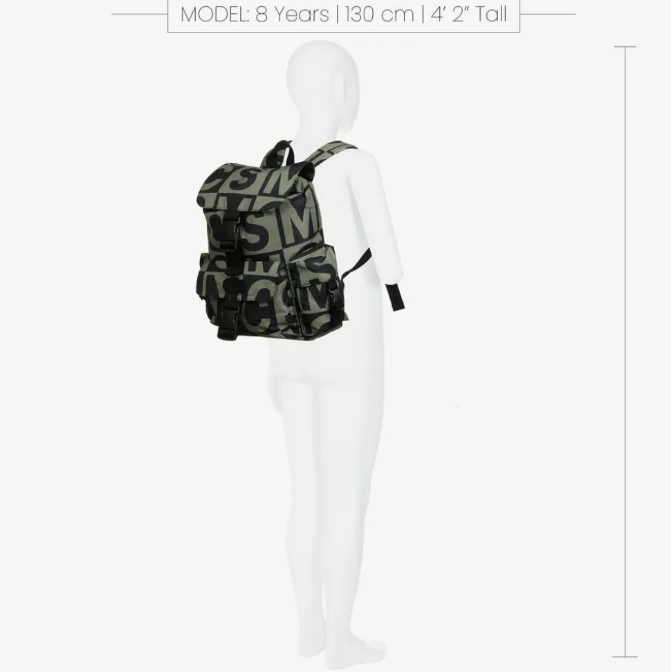 Stella McCartney Kids Boys Green & Black Backpack (32cm)^BOY Bags