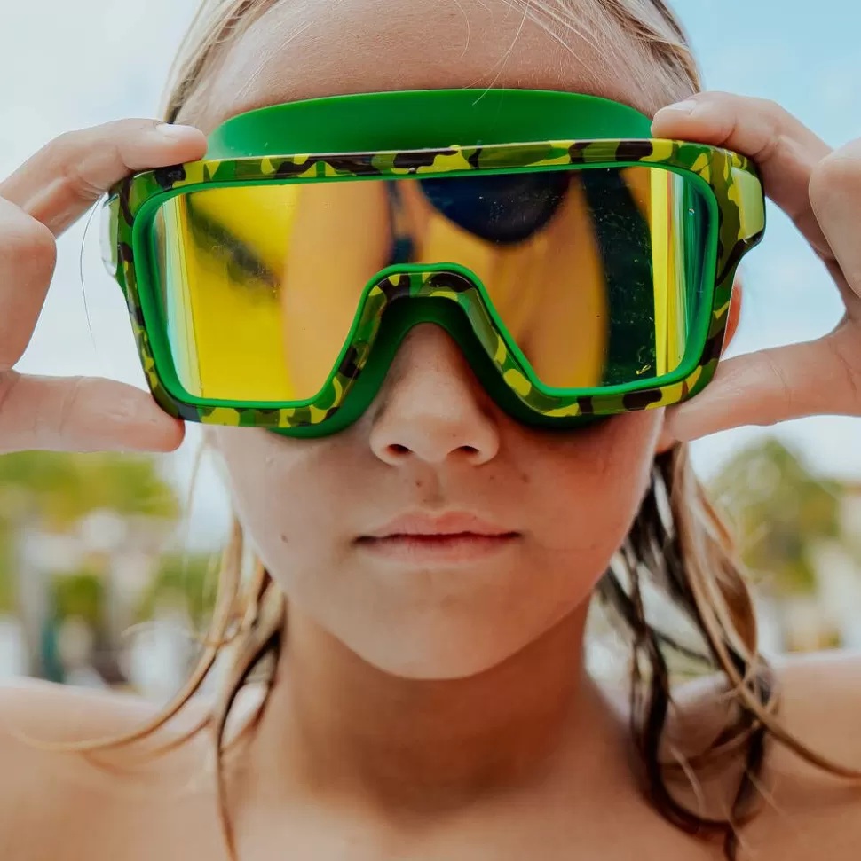 Bling2o Boys Green Camouflage Swimming Mask^BOY Swimwear