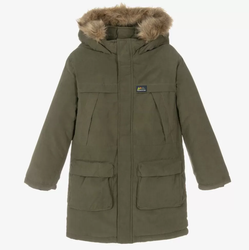 Mayoral Boys Green Parka Coat^BOY Coats & Jackets