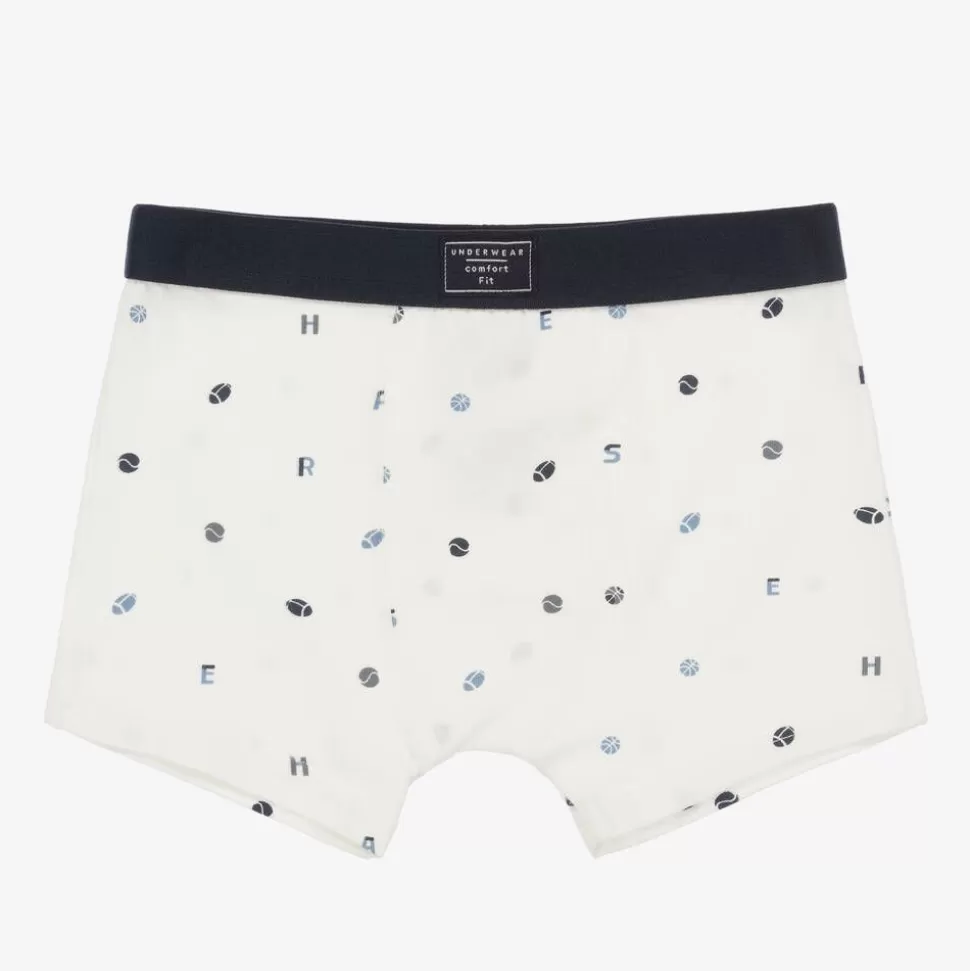 Mayoral Boys Grey & Blue Boxer Shorts (3 Pack)^BOY Underwear