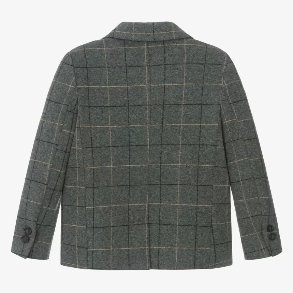Mayoral Boys Grey Check Blazer^BOY Coats & Jackets
