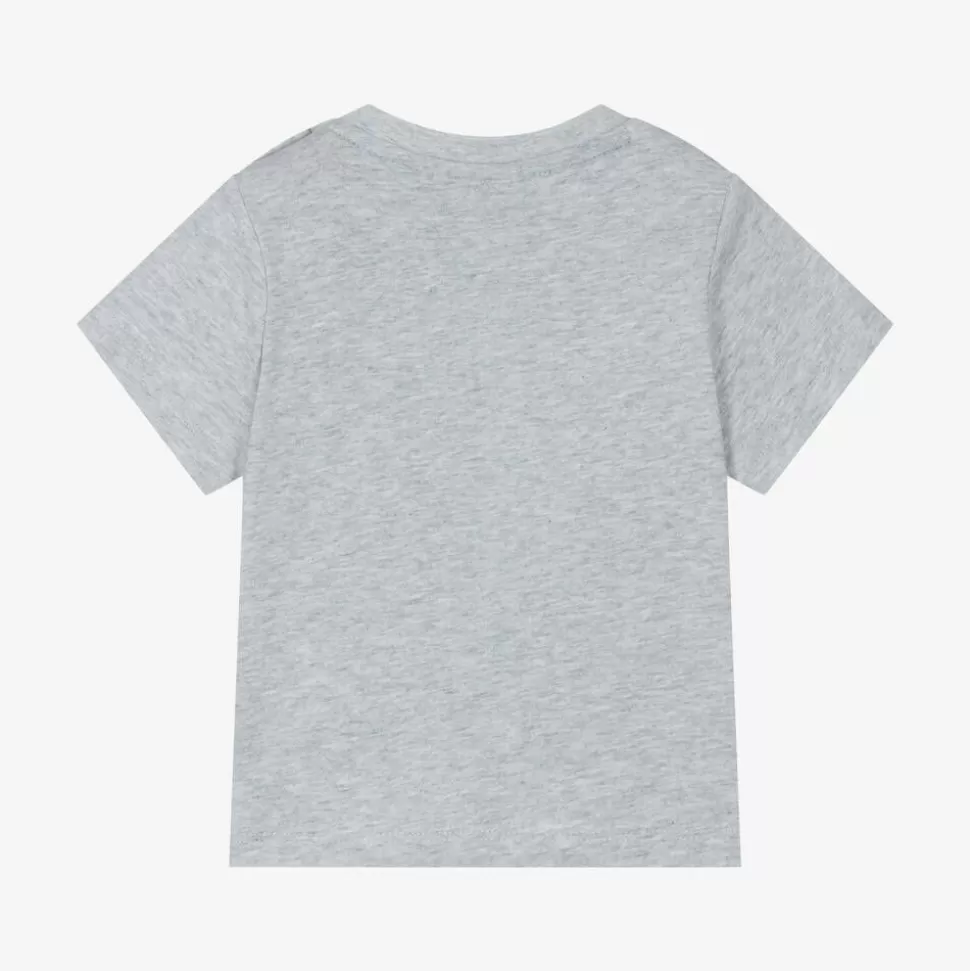 BOSS Boys Grey Cotton T-Shirt^BOY Tops