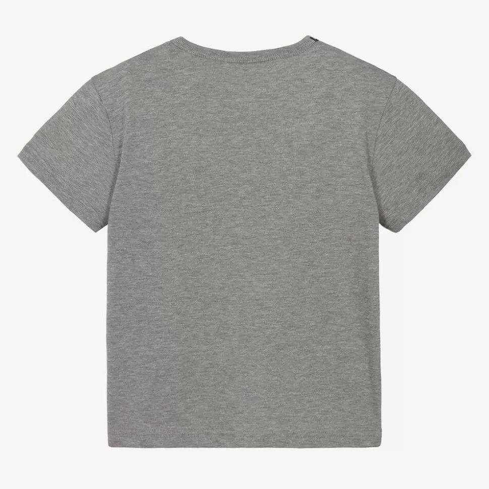 Dolce amp; Gabbana Boys Grey Cotton T-Shirt^BOY Tops