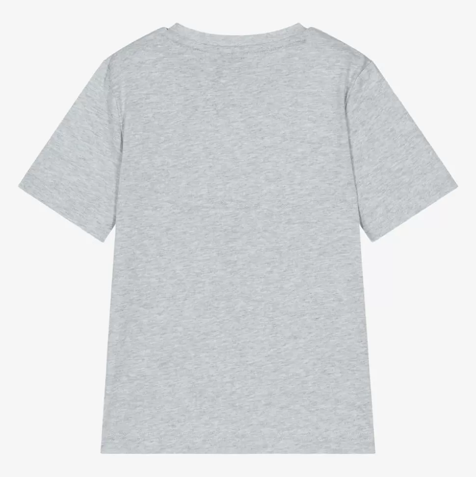 BOSS Boys Grey Cotton T-Shirt^BOY Tops