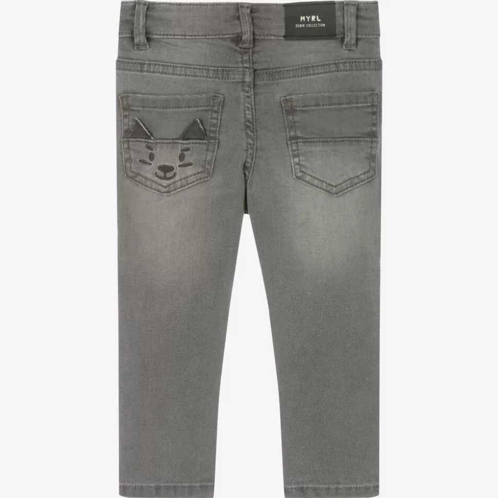 Mayoral Boys Grey Denim Slim Fit Jeans^BOY Trousers
