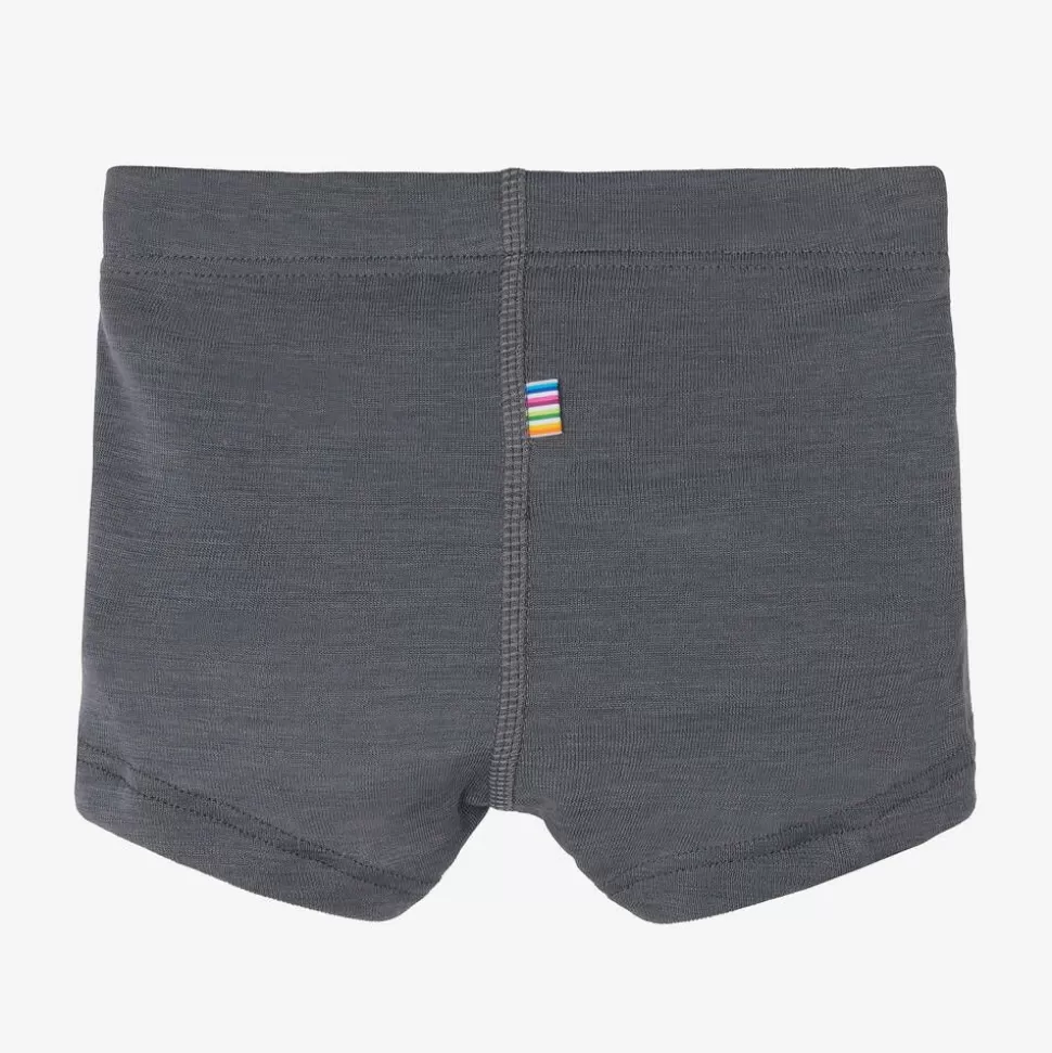 Joha Boys Grey Merino Wool & Silk Boxers^BOY Underwear