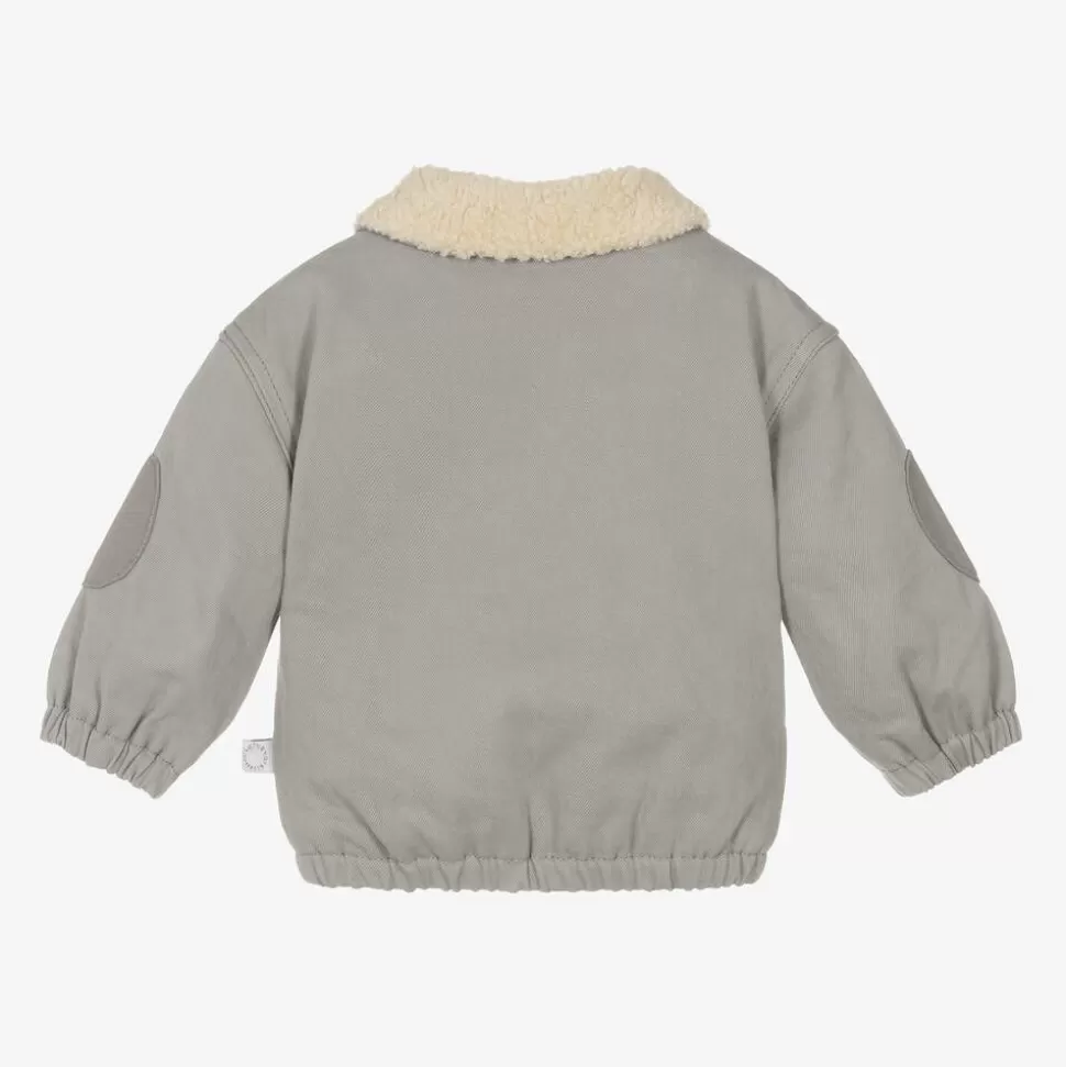 Stella McCartney Kids Boys Grey Organic Cotton Jacket^ Coats & Jackets
